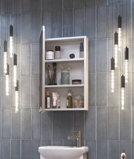 Зеркало-шкаф с подсветкой Vigo Callao zsh.CAL.45 44 см белый